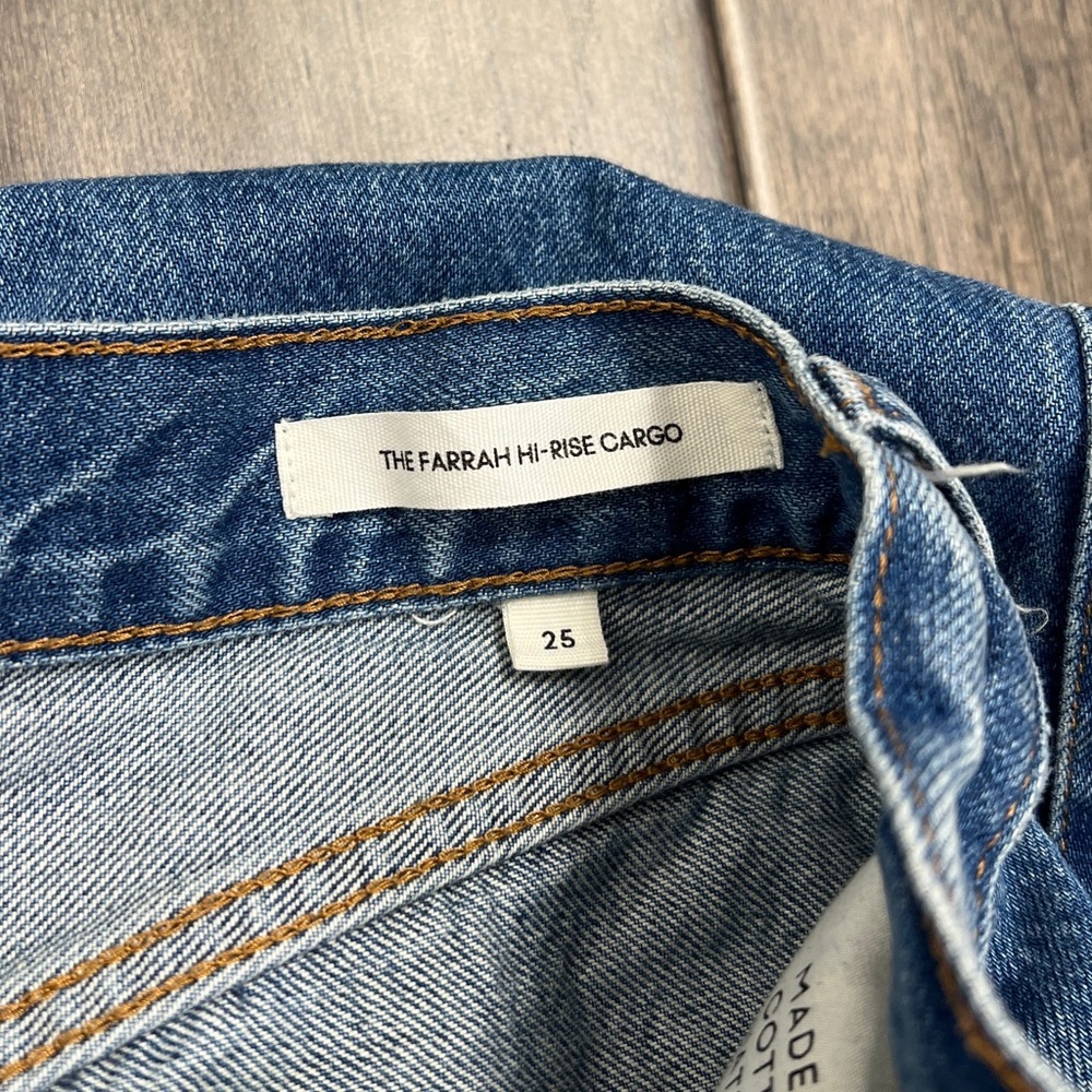 Aritzia Denim Forum The Farrah Hi-Rise Cargo Jean - Picture 11 of 12